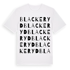 Blackeryd ordlek t-shirt – ekologisk bomull t-shirt från Pinshirt