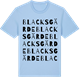 Blue Soul t-shirt med Blacksgärde ordlek t-shirt