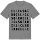 Mid Heather Gray t-shirt med Blacksgärde ordlek t-shirt