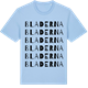Blue Soul t-shirt med Bladerna ordlek t-shirt
