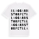 Blaggarnstorpet ordlek t-shirt