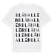 Blåhallen ordlek t-shirt