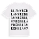 Blåmyren ordlek t-shirt