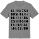 Mid Heather Gray t-shirt med Blankesundsholmarna ordlek t-shirt