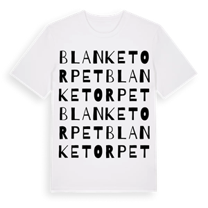Blanketorpet ordlek t-shirt – ekologisk bomull t-shirt från Pinshirt