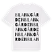 Blankgården ordlek t-shirt