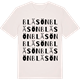 Vintage White t-shirt med Bläsön ordlek t-shirt