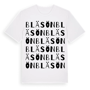 Bläsön ordlek t-shirt – ekologisk bomull t-shirt från Pinshirt