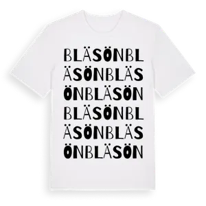 Bläsön ordlek t-shirt – ekologisk bomull t-shirt från Pinshirt