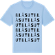 Blue Soul t-shirt med Blåsut ordlek t-shirt
