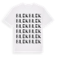 Blek ordlek t-shirt