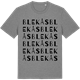 Mid Heather Gray t-shirt med Blekås ordlek t-shirt