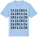 Blue Soul t-shirt med Bleken ordlek t-shirt