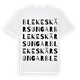 Blekeskärs ungar ordlek t-shirt