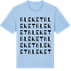Blue Soul t-shirt med Bleket ordlek t-shirt