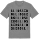 Mid Heather Gray t-shirt med Blidsberg ordlek t-shirt