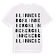 White t-shirt med Blinneberg ordlek t-shirt