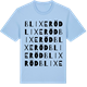 Blue Soul t-shirt med Blixeröd ordlek t-shirt