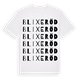 Blixeröd ordlek t-shirt