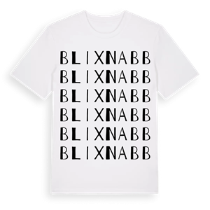 Blixnabb ordlek t-shirt – ekologisk bomull t-shirt från Pinshirt