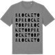 Mid Heather Gray t-shirt med Blocketorp ordlek t-shirt
