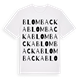 Blombacka ordlek t-shirt