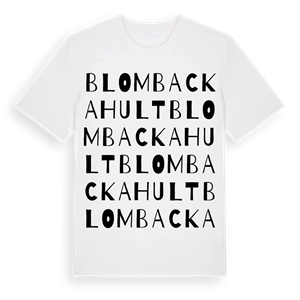 Blombackahult ordlek t-shirt – ekologisk bomull t-shirt från Pinshirt