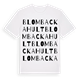 Blombackahult ordlek t-shirt