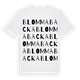 Blommabacka ordlek t-shirt