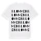 Blommen ordlek t-shirt