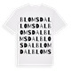 Blomsdal ordlek t-shirt
