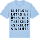 Blue Soul t-shirt med Blötasik ordlek t-shirt