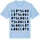 Blue Soul t-shirt med Blötskog ordlek t-shirt