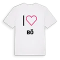 Jag älskar Bö t-shirt stort tryck