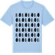 Blue Soul t-shirt med Bö ordlek t-shirt