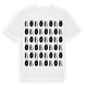 White t-shirt med Bö ordlek t-shirt