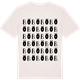 Vintage White t-shirt med Bö ordlek t-shirt