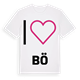 Jag älskar Bö t-shirt stort tryck