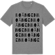 Mid Heather Gray t-shirt med Boängen ordlek t-shirt