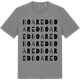 Mid Heather Gray t-shirt med Boared ordlek t-shirt