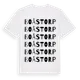 White t-shirt med Boåstorp ordlek t-shirt