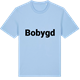 Blue Soul t-shirt med Bobygd fetstil t-shirt