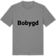 Mid Heather Gray t-shirt med Bobygd fetstil t-shirt