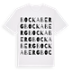 White t-shirt med Bockaberg ordlek t-shirt