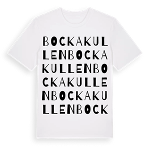 Bockakullen ordlek t-shirt – ekologisk bomull t-shirt från Pinshirt