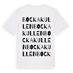 Bockakullen ordlek t-shirt – ekologisk bomull t-shirt från Pinshirt