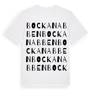 Bockanabben ordlek t-shirt – ekologisk bomull t-shirt från Pinshirt