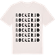 Vintage White t-shirt med Bockerud ordlek t-shirt