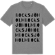 Mid Heather Gray t-shirt med Bocksjöholm ordlek t-shirt