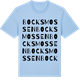 Blue Soul t-shirt med Bocksmossen ordlek t-shirt